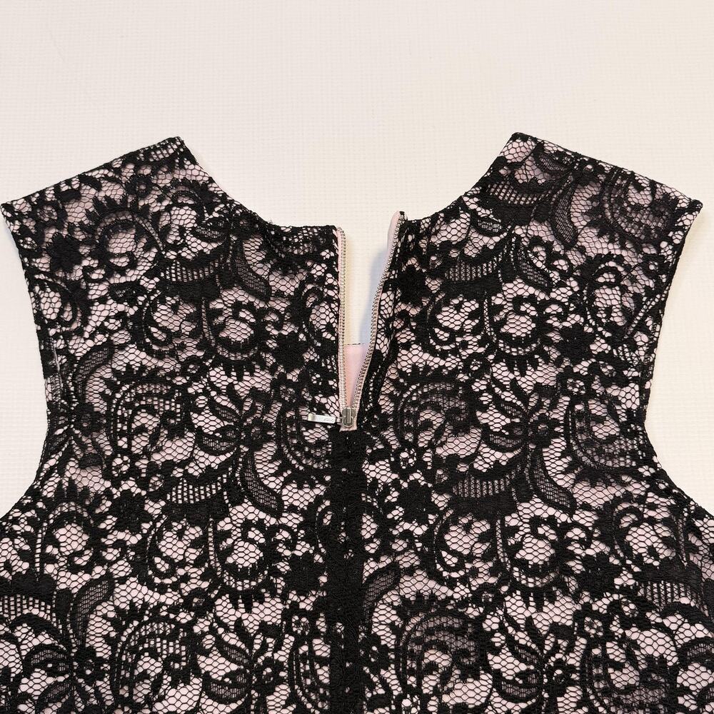 Robert Rodriguez Tank Top Womens Medium Black Lace Overlay Scoop Neck Camisole - Picture 9 of 10